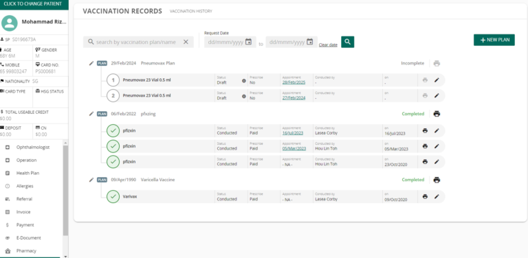Vand vaccination module